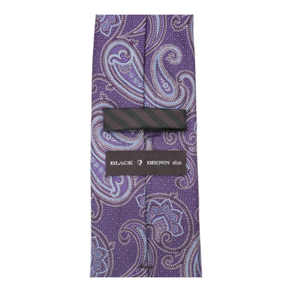 Purple Paisley Neck Tie