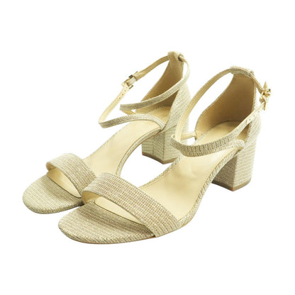 Gold Block Heels