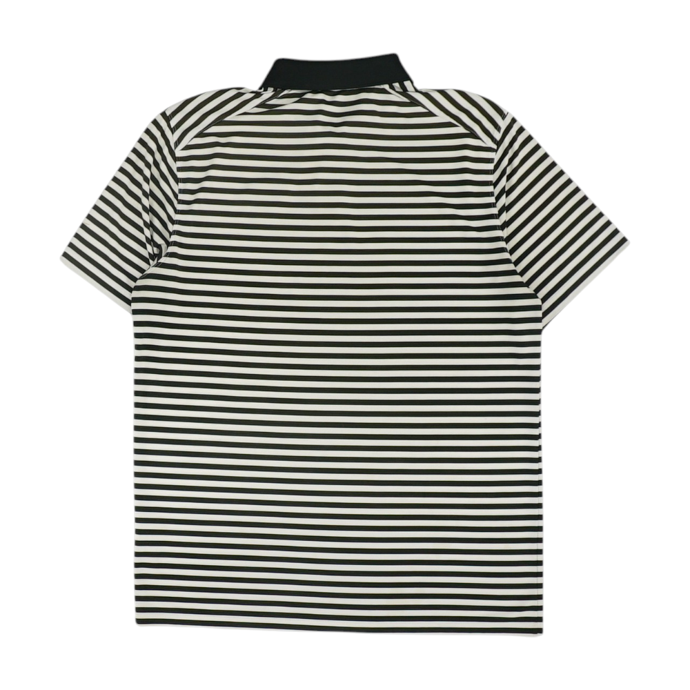 White Jacksonville Jaguars Striped Short Sleeve Polo