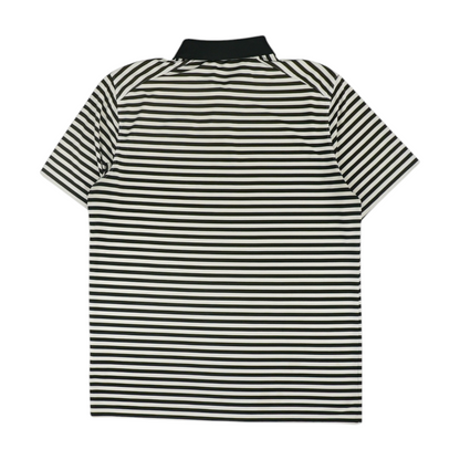 White Jacksonville Jaguars Striped Short Sleeve Polo