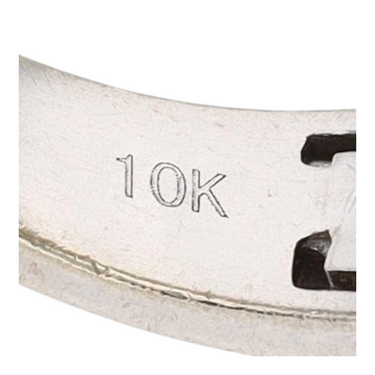1/10 ctw 10K White Gold Diamond Band