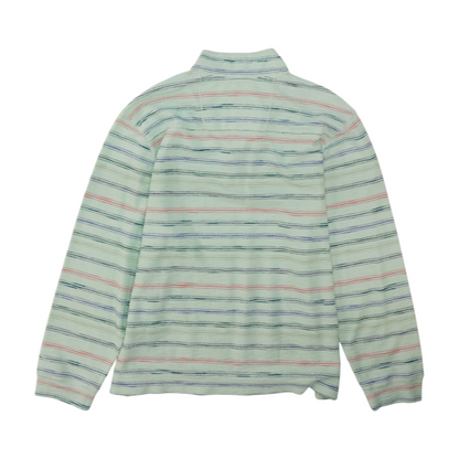 Green Striped Sweatshirt Pullover