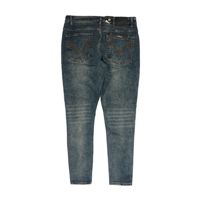 Navy Straight Jeans