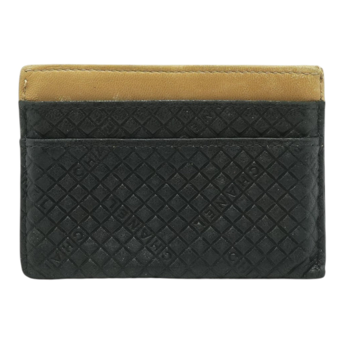 Chanel Vintage "Crossword" Card Case – Image 2