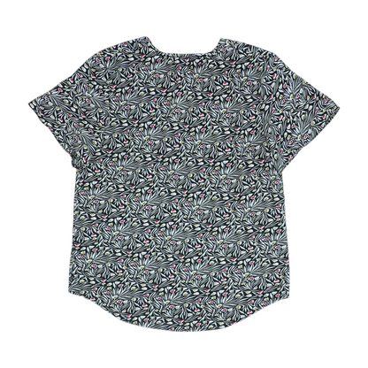 Black Floral Blouse