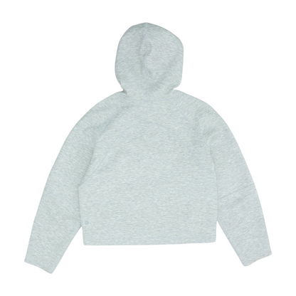Gray Solid Hoodie Pullover