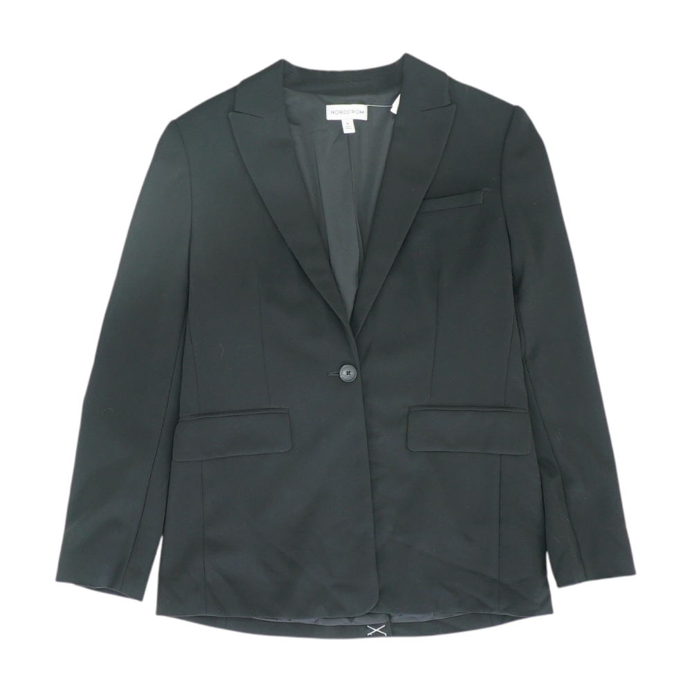 Black Solid Blazer