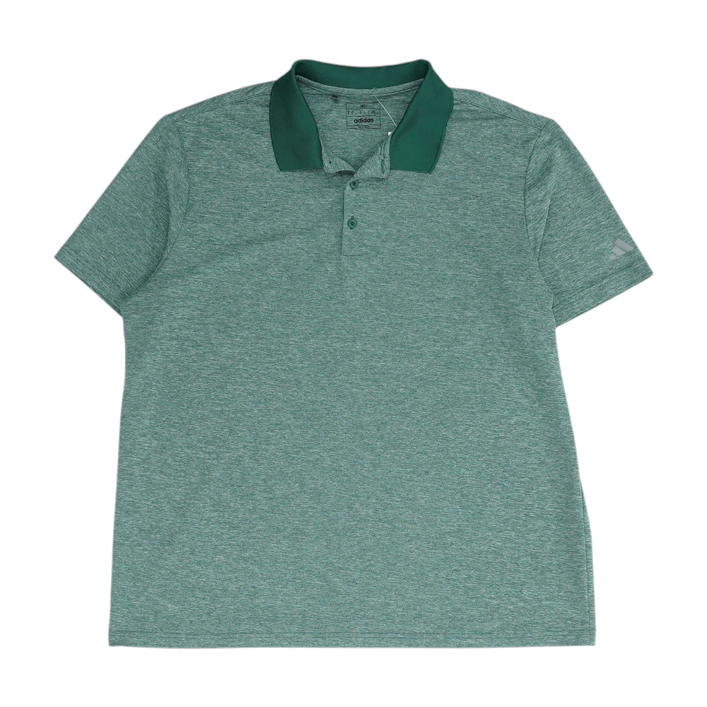 Green Solid Short Sleeve Polo