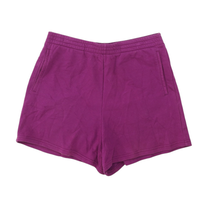 Magenta Solid Active Shorts