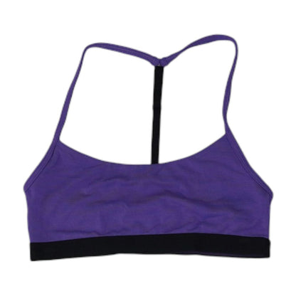 Purple Solid Bra