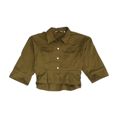 Brown Solid Jacket