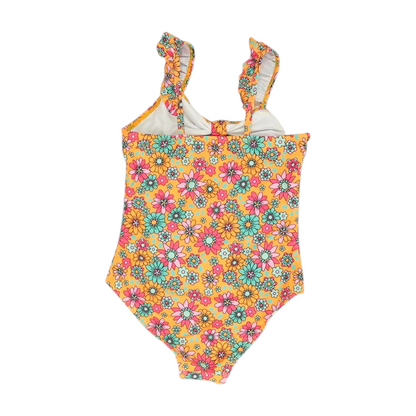 Orange Floral One-Piece