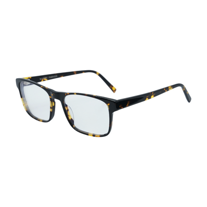 Tortoise Perkins W Square Prescription Eyewear