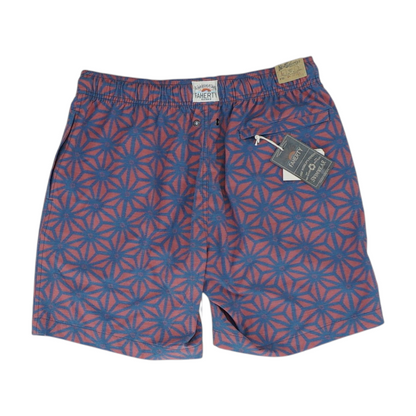 Blue Abstract Swim Bottom