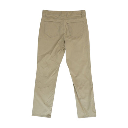 Brown Solid Chino Pants