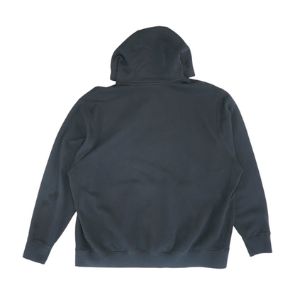 Black Solid Hoodie Pullover
