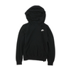 Black Solid Hoodie Pullover