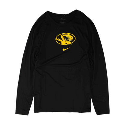 Black Missouri Tigers Solid Active T-Shirt