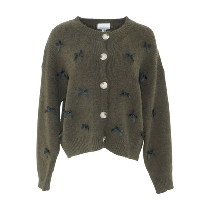 Olive Cardigan Sweater