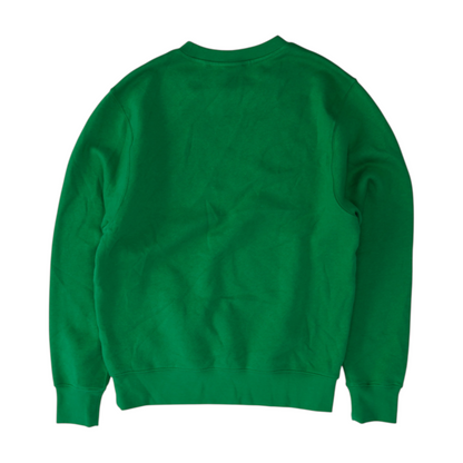 Green Solid Sweatshirt Pullover