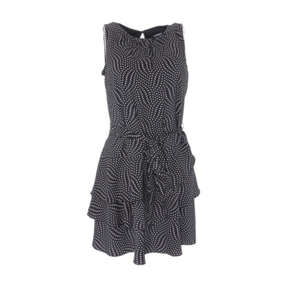 Black Polka Dot Mini Dress