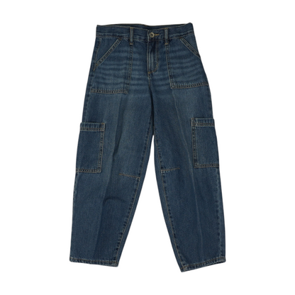 Blue Solid Jeans