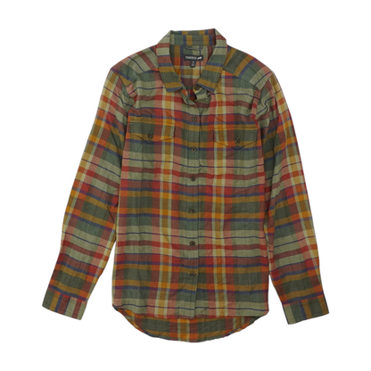 Multi Plaid Flannel Button Down