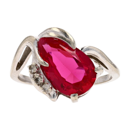 10K White Gold Fashion Ring
