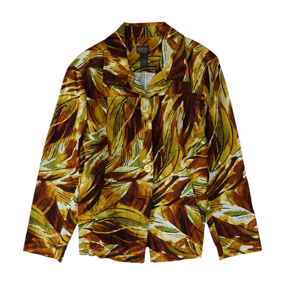 Multi Abstract Button Down