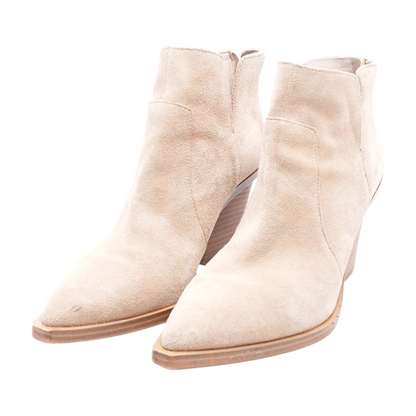 Beige Western Boots