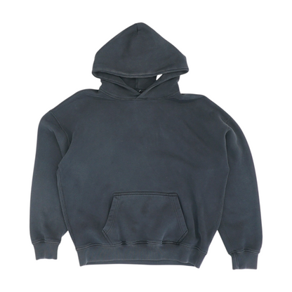 Black Solid Hoodie Pullover