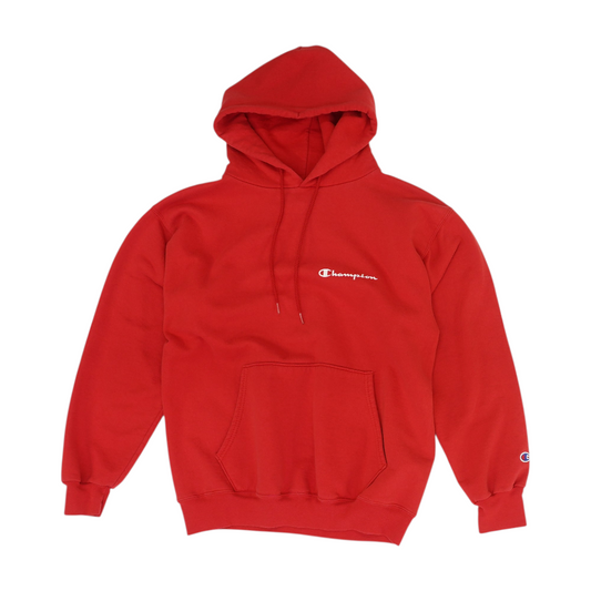 Red Solid Hoodie Pullover