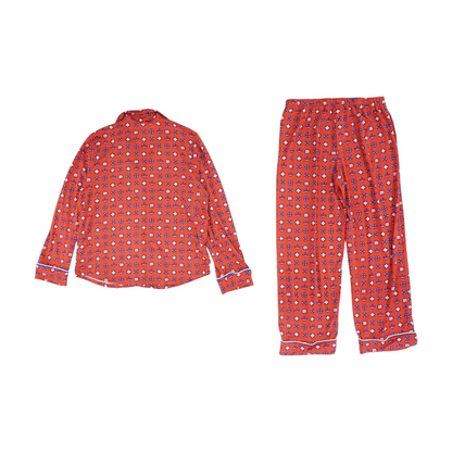 Red Print Pajama Set