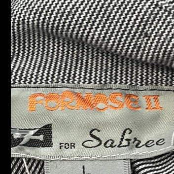 Vintage Gray Striped Blouse