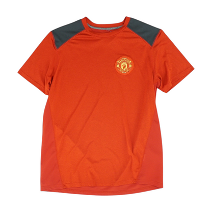 Red Manchester United Solid Active T-Shirt