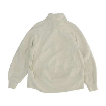 Gray Solid 1/4 Zip Pullover