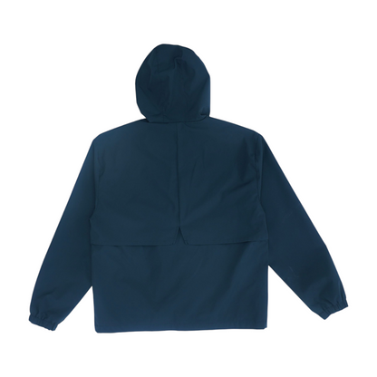 Black Solid Rain Jacket