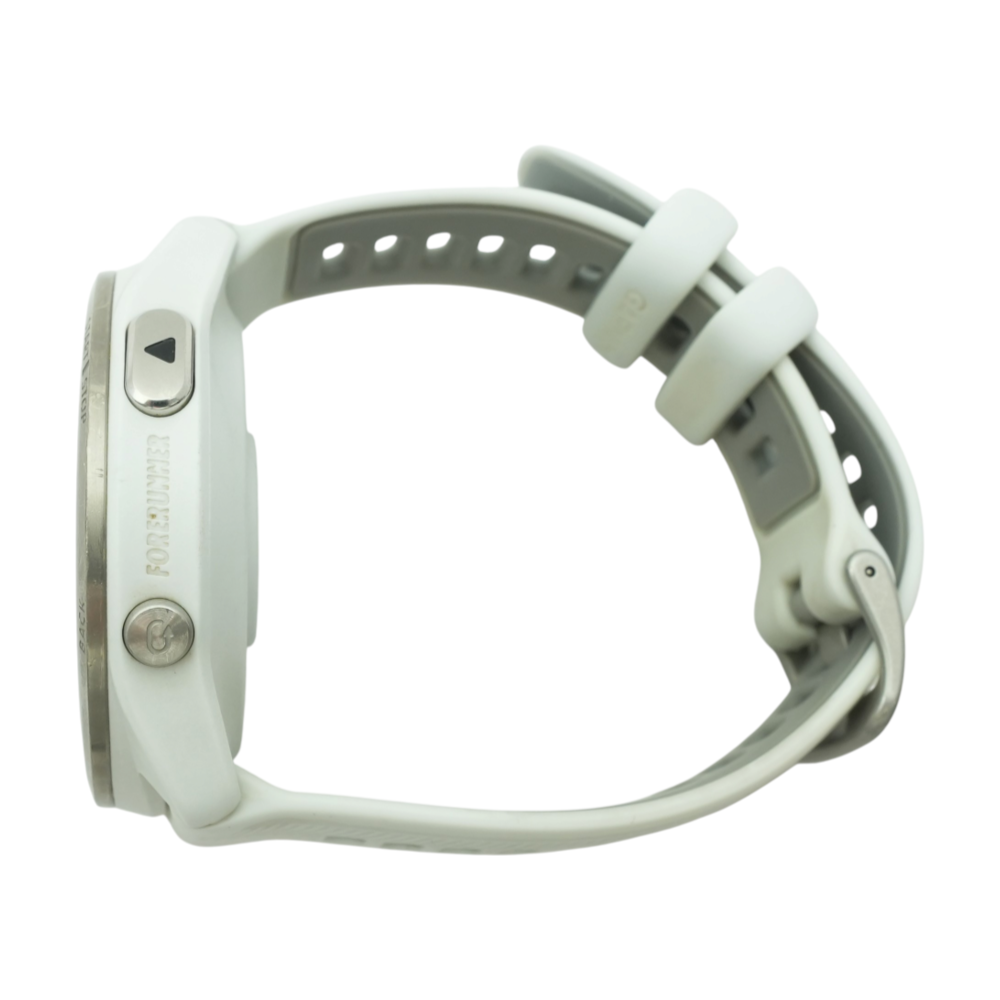 Garmin 47mm Forerunner 965 Silver Smartwatch White Band S/M – Image 3