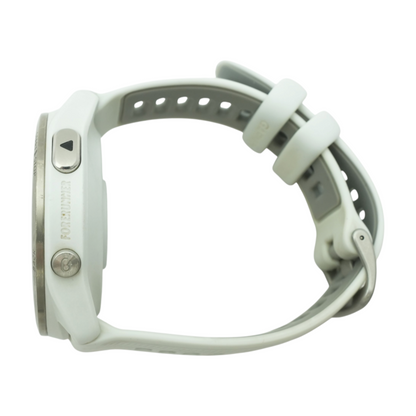 Garmin 47mm Forerunner 965 Silver Smartwatch White Band S/M – Image 3