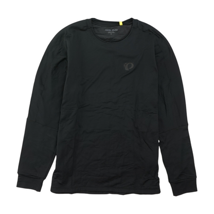 Black Solid Fleece Pullover