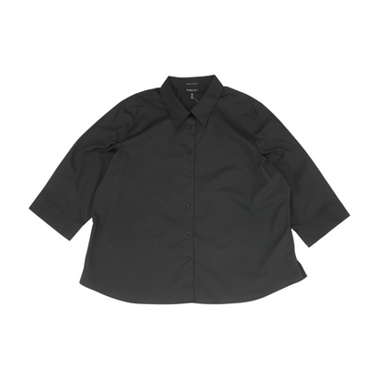 Black Plus Button Down