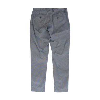 Navy Striped Regular Pants