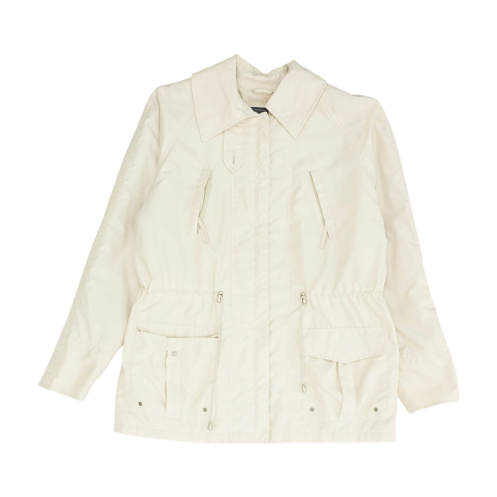 Beige Solid Jacket