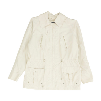 Beige Solid Jacket
