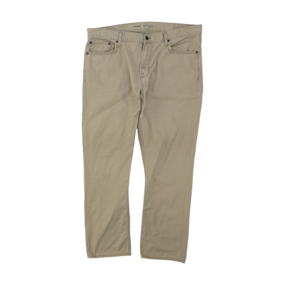 Old Navy Beige Straight Jeans – Image 1