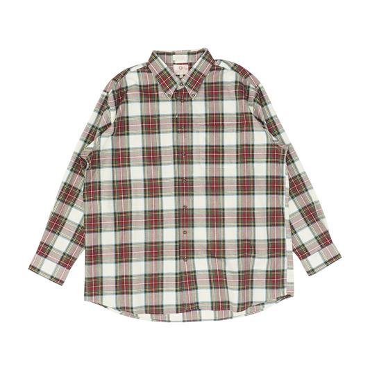Multi Plaid Long Sleeve Button Down