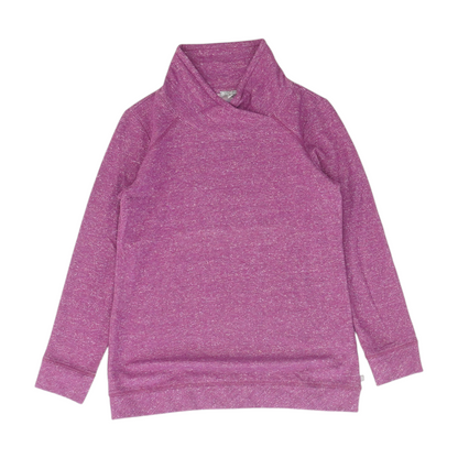 Purple Solid Sweatshirt Pullover