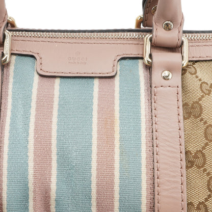 GG Canvas Boston Bag