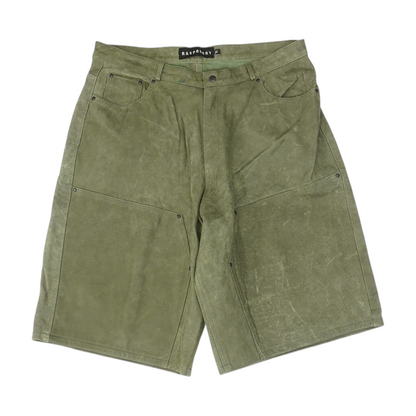 Green 5-Pocket Shorts