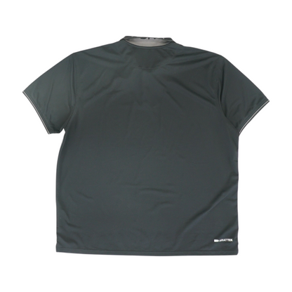 Black Solid Short Sleeve Polo